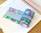 Mermaid FOILED Silver Beach Scales Seashells Ocean Animals Summer Washi Tape Set (#W085)